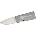 Flat Single Blade Knife Money Clip